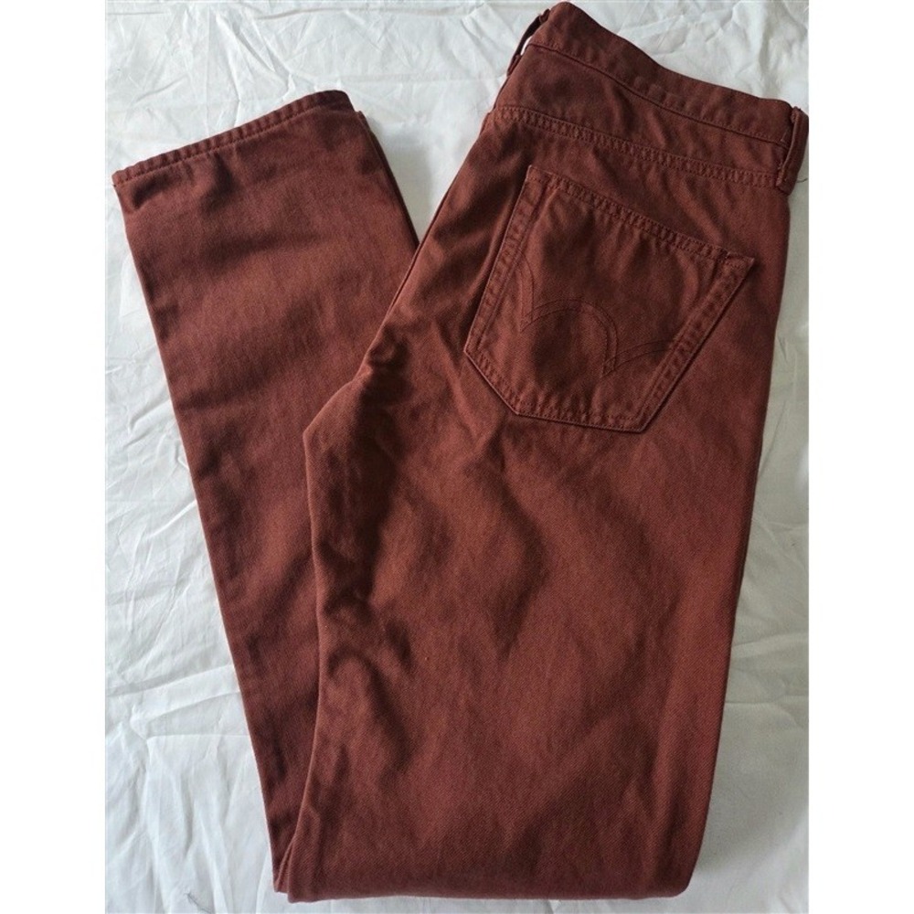 NWOT EDWIN 32 Overdyed Rust Brown Sample Developer Jeans 130100